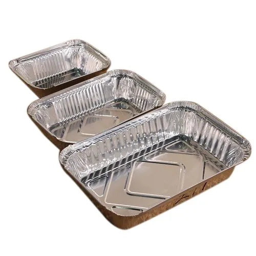 Aluminium Foil Container with Lid (50)