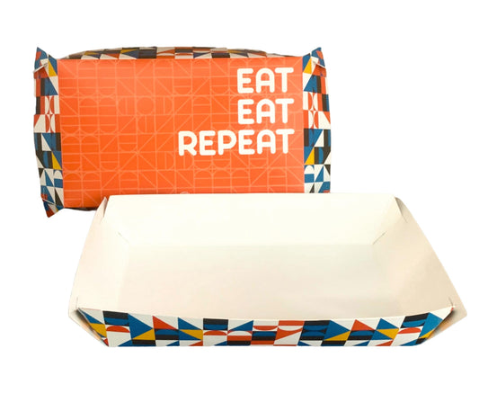 Boat Tray Serving Paper Plate (50)